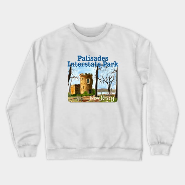 Palisades Interstate Park, New Jersey Crewneck Sweatshirt by MMcBuck